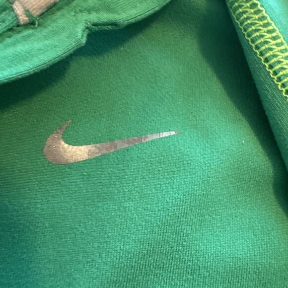 Nike Running Mens Large Green Quarter Zip Pullover Element Training Shirt - Picture 3 of 7